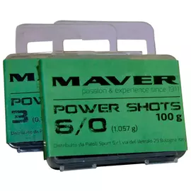 Набір грузил Maver Power Shots №6 / 0 (1.057g) 100g, фото 