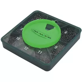 Набір грузил Maver Scatola Pallini Supercalibrati 250g №8/0-6, фото 