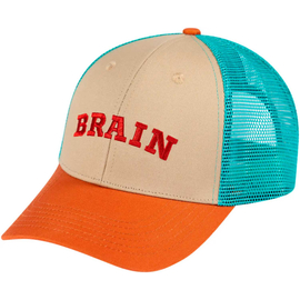 Кепка Brain Red Logo 60 ц:beige/coffee, фото 
