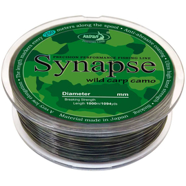 Жилка Katran Synapse Wild Carp Camo 1000m (dark camo) 0.331mm 16.8lb, Діаметр: 0.33, Розмотування: 1000m, фото 