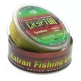 Жилка Katran Crypton Symbios 1000m (neon/brown) 0.309mm 15.5lb/7.03kg, Діаметр: 0.31, Розмотування: 1000m, фото 