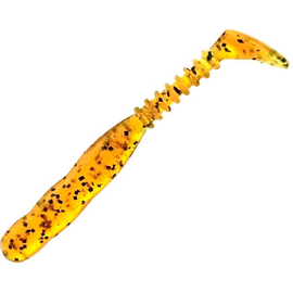 Силікон Reins Rockvibe Shiner 4" 429 Motor Oil Pepper (8шт/уп), Довжина силікону: 4.0" (10,16 см), Колір силікону: 429 Motor Oil Pepper, фото 