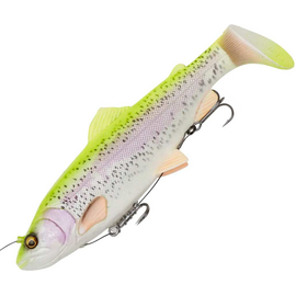 Силікон Savage Gear 4D Line Thru Rattle Trout SS 275mm 228.0g Lemon Trout (поштучно), Довжина силікону: 275mm, Колір силікону: Lemon Trout, фото 