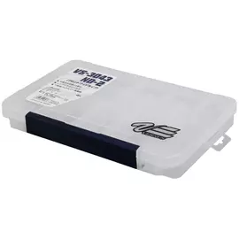 Коробка Meiho Versus VS-3043ND-2 Clear 356×230×50 мм — двостороння для приманок і аксесуарів, фото 