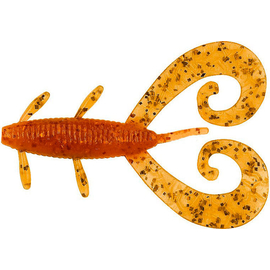 Силікон Reins G-Tail Twin 3" 566 Motor Oil Red Flake (8шт/уп), Довжина силікону: 3.0" (7,62 см), Колір силікону: 566 Motor Oil Red Flake, фото 