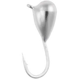 Мормишка вольфрамова Viking Fishing Drop 0.46g 3mm Silver (5шт), Размер/Вес: 3мм/0.46г, Колір мормишки: Silver, фото 