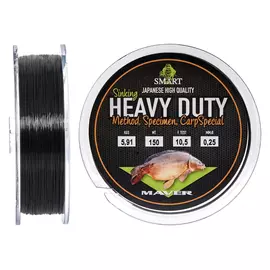 Жилка Smart Heavy Duty Sinking 600m 0.25mm 5.9kg, Діаметр: 0.25mm, Розмотування: 600m, фото 