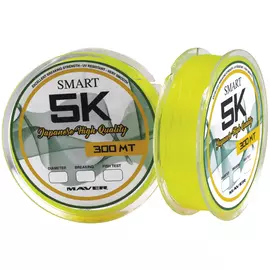 Жилка Smart Monofilo Smart 5K 300m (yellow) 0.261mm 14lb/7kg, Діаметр: 0.261mm, Розмотування: 300m, фото 