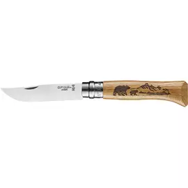 Ніж Opinel №8 VRI "" Bear", дуб к:natural, фото 