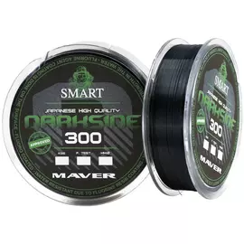Жилка Smart Monofilo Darkside 300m (black) 0.31mm 30lb/15.1kg, Діаметр: 0.31mm, Розмотування: 300m, фото 