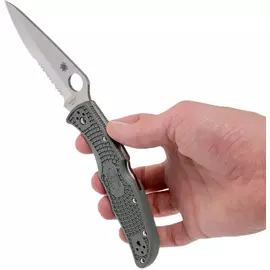 Ніж Spyderco Endura 4, VG-10, FRN, напівсерейтор, к:foliage green, фото 