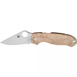 Ніж Spyderco Para 3 Brown Canvas Micarta к:brown, фото 