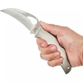 Ніж Spyderco Byrd Crossbill, 8Cr13MoV, Stainless Steel к:gray, фото 