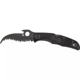 Ніж Spyderco Matriarch 2 Black Blade Emerson Opener VG-10, FRN к:black, фото 