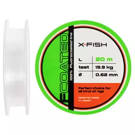 Флюорокарбон X-Fish FCoated 20m 0.62mm 19.9kg, Діаметр: 0.62mm, Розмотування: 20m, фото 