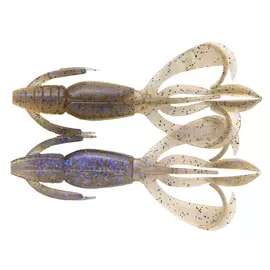 Силікон Keitech Crazy Flapper 3.6" #462T Electric Smoke Craw (7 шт / уп) к:electric smoke craw, Довжина силікону: 3.6" (9.1 см), Колір силікону: #462T Electric Smoke Craw, фото 