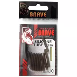 Трубка силіконова Brave Silicone Tube Green 3mm (10шт/уп), фото 