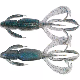 Силікон Keitech Crazy Flapper 2" EA#22 electric silver shi (8 шт/уп), Довжина силікону: 2" (5.1 см), Колір силікону: EA#22 Electric Silver Shi, фото 