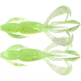 Силікон Keitech Crazy Flapper 2" EA#19 electric chart shad (8 шт/уп), Довжина силікону: 2" (5.1 см), Колір силікону: EA#19 Electric Chart Shad, фото 