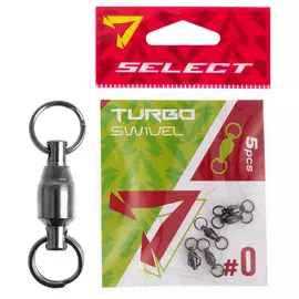 Вертлюжок Select Turbo Swivel #0 (5 шт / уп), Размер: #0 (14 мм), фото 