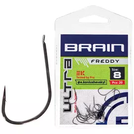 Гачок Brain Ultra Freddy #8 (20шт/уп), Номер крючка, №: 8, фото 