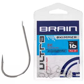 Гачок Brain Ultra Skimmer #16 (20шт/уп), Номер гачка, №: 16, фото 
