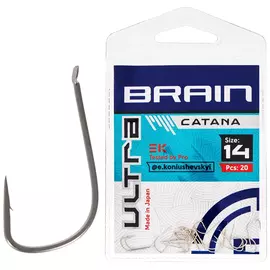 Гачок Brain Ultra Catana #14 (20шт/уп), Номер гачка, №: 14, фото 