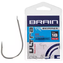 Гачок Brain Ultra Skimmer #18 (20шт/уп), Номер крючка, №: 18, фото 