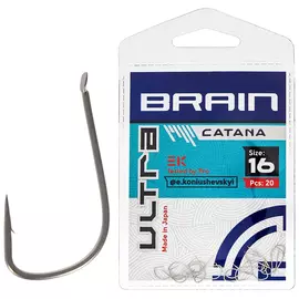 Гачок Brain Ultra Catana #16 (20шт/уп), Номер гачка, №: 16, фото 