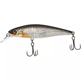 Воблер Jackall Squad Minnow 65SP 65mm, 5.8g, HL Silver & Black, Розмір/Вага: 65мм/5.8г, Колір воблера: Silver Black, фото 