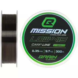 Жилка Brain Mission Carp Line 300m 0.35mm 9.7kg (Camo), Діаметр: 0.35mm, Розмотування: 300, Колір: Camo, фото 
