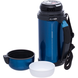 Термос ZOJIRUSHI (Японія) SF-CС15AН 1.5л синій (складна ручка+ремішок), Колір: синий, Об'єм (л): 1.5, фото 