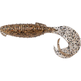 Силикон Keitech Flapper Grub 4" (7 шт/упак) ц:321 gold shad, Длина силикона: 4" (10.2 см), Расцветка силикона: 321 Gold Shad, фото 