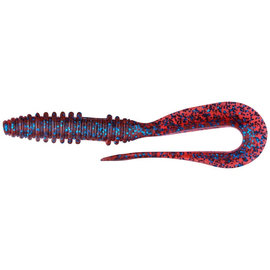 Силикон Keitech Mad Wag Slim 4.5" (9 шт/упак) ц:ea#03 grape, Длина силикона: 4.5" (11.4 см), Расцветка силикона: EA#03 Grape, фото 
