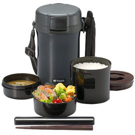 Набір для ланча ZOJIRUSHI (Японія) SL-XE20AD чорний, фото 