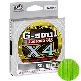 Шнур YGK G-Soul X4 Upgrade 100m #0.25/5lb к:салатовий, Діаметр: #0.25/0.08mm, Розмотка: 100m, Колір: салатовый , фото 