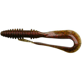 Силікон Keitech Mad Wag 7" (6 шт/упак), колір:208 watermelon pp. red, Довжина силікону: 7" (17.8 см), Колір силікону: 208 Watermelon PP. Red, фото 