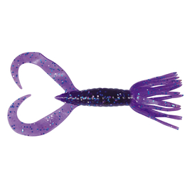 Силікон Keitech Little Spider 3.5" (5 шт/упак), колір:ea#04 violet, Довжина силікону: 3.5" (8.9 см), Колір силікону: EA#04 Violet, фото 