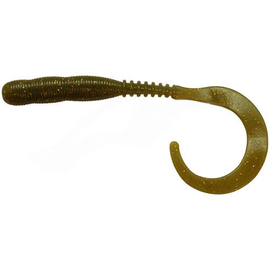 Силікон Reins Curly Curly 035 Green Sparkle (15шт/уп), Довжина силікону: 3,3`` (8,38 см), Колір силікону: 035 Green Sparkle, фото 