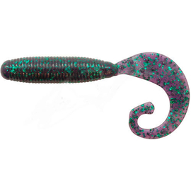 Силікон Reins Fat G-Tail Grub 2" 012 Junebug (20шт/уп), Довжина силікону: 2.0" (5,08 см), Колір силікону: 012 Junebug, фото 