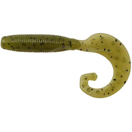 Силікон Reins Fat G-Tail Grub 3" 001 Watermelon Seed (12шт/уп), Довжина силікону: 3.0" (7,62 см), Колір силікону: 001 Watermelon Seed, фото 