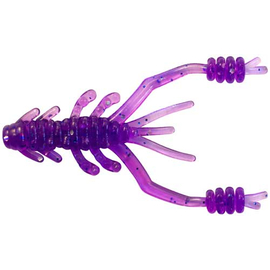 Силікон Reins Ring Shrimp 2" 567 Lilac Silver & Blue Flake (12шт/уп), Довжина силікону: 2.0" (5,08 см), Колір силікону: 567 Lilac Silver&Blue Flake, фото 