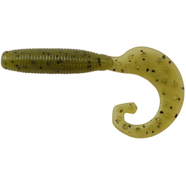Силікон Reins Fat G-Tail Grub 4" 001 Watermelon Seed (10шт/уп), Довжина силікону: 4.0" (10,16 см), Колір силікону: 001 Watermelon Seed, фото 