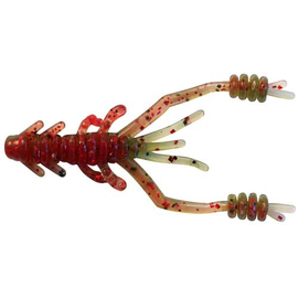 Силикон Reins RING SHRIMP 3" B20 Tomato Craw 8 шт, Длина силикона: 3.0" (7,62 см), Расцветка силикона: B20 Tomato Craw, фото 