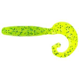 Силікон Reins Fat G-Tail Grub 4" 419 Chart Pepper (10шт/уп), Довжина силікону: 4.0" (10,16 см), Колір силікону: 419 chart pepper, фото 
