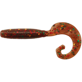 Силикон Reins FAT G-TAIL GRUB 4" U003 UV sculpin 10 шт, Длина силикона: 4.0" (10,16 см), Расцветка силикона: 003 UV sculpin, фото 