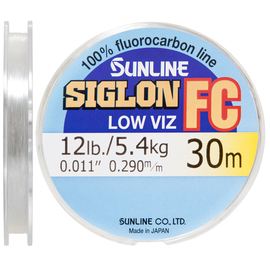 Флюорокарбон Sunline SIG-FC 30м 0.290мм 5.4кг поводковый, Діаметр: 0.290, фото 