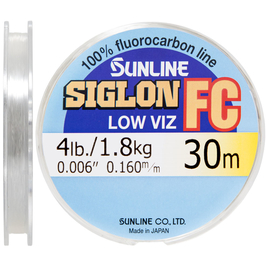 Флюорокарбон Sunline SIG-FC 30м 0.160мм 1.8кг поводковый, Діаметр: 0.160, фото 