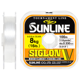 Жилка Sunline Siglon V 100м #4/0.33мм 8кг, Діаметр: 0.33, Розмотка: 100m, фото 