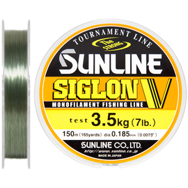 Жилка Sunline Siglon V 150м #1.2/0.185мм 3,5кг, Діаметр: 0.185, Розмотка: 150m, фото 